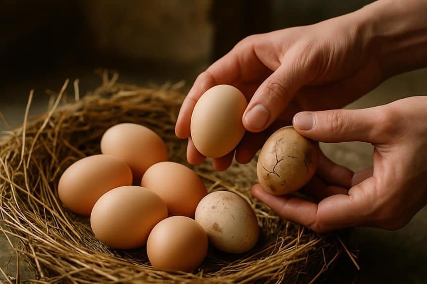 exclude unsuitable hatching eggs