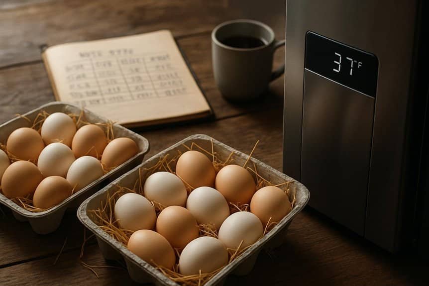 refrigerated egg hatch rates