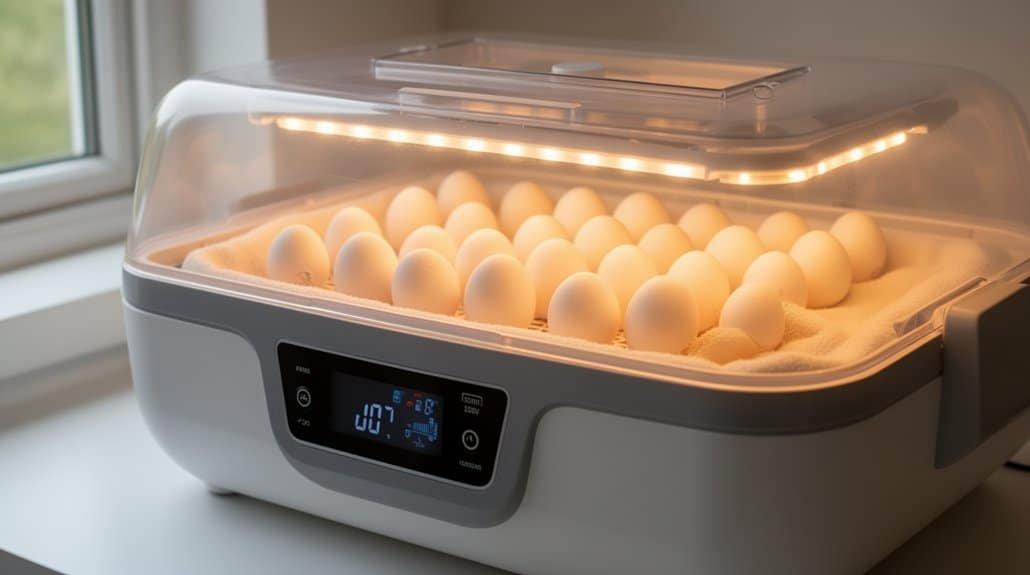 incubatoropstelling voor succesvol uitbroeden